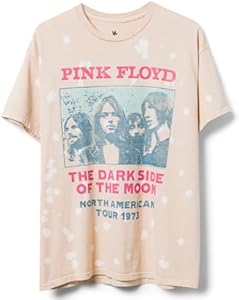 Pink Floyd Graphic Logo Tee | Officially Licensed Music Band T-Shirt Junk Food Closet