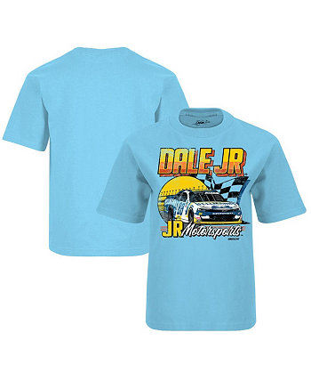 Youth Boys Aqua Dale Earnhardt Jr. Hellmann's Graphic T-shirt JR Motorsports Official Team Apparel