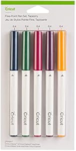 Cricut Ultimate Fine Point Pen Set, 0.4mm Fine Tip Pens to Write, Draw & Color, Create Personalized Cards & Invites, Use with Cricut Maker and Explore Cutting Machines, 30 Assorted Colored Pens 1 Pack Cricut