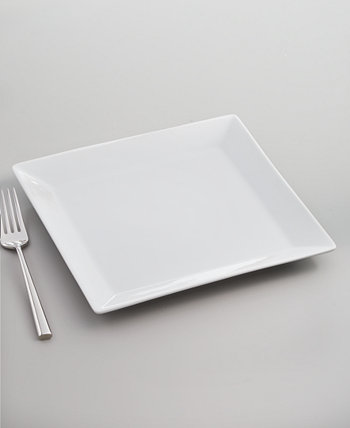 Квадратная салатная тарелка Whiteware, созданная для Macy's The Cellar