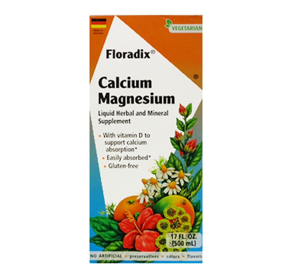 Floradix Кальций Магний -- 17 жидких унций Floradix