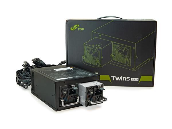 FSP Twins Pro ATX PS2 1+1 Dual Module 700W Efficiency Greater than 90% Hot-swappable Redundant Digital Power Supply with Guardian Monitor Software (Twins Pro 700) FSP Group