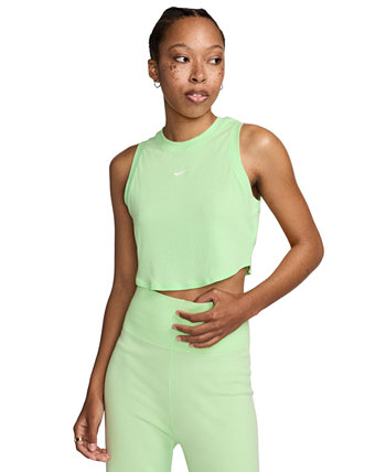 Базовая женская спортивная одежда Укороченная майка в рубчик Nike