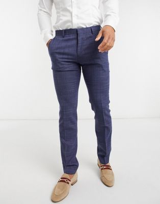 Томми Хилфигер узкие брюки в стиле экстра-слим в синем цвете Tommy Hilfiger