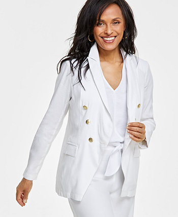 Women's Double-Breasted Blazer, Created for Macy's I.N.C. International Concepts