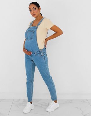 Синий джинсовый комбинезон для мам Missguided Maternity Missguided Maternity