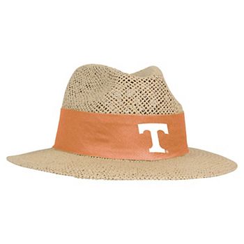 Men's Ahead Tan Tennessee Volunteers Wellington Gambler Straw Hat Ahead