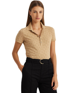 Жаккардовая рубашка-поло с логотипом Ralph Lauren