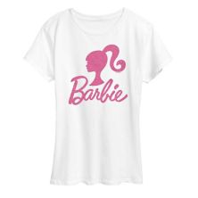 Женская розовая футболка с блестящим рисунком и логотипом Barbie® Barbie