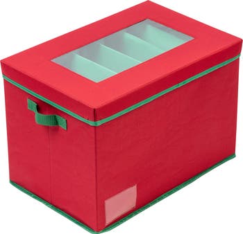 Коробка для хранения праздничного света - красный Honey-Can-Do