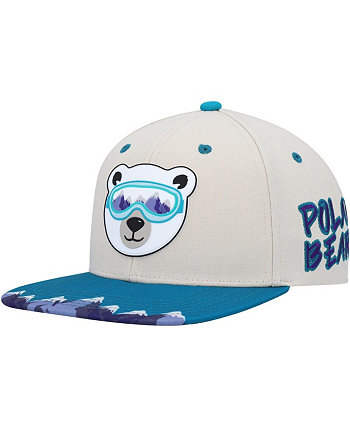 Кремовая шапка Snapback для мальчиков и девочек Explore Polar Bear Explore