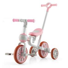 Детский трехколесный велосипед 4-в-1 с регулируемой ручкой для родителей и высотой сиденья Slickblue