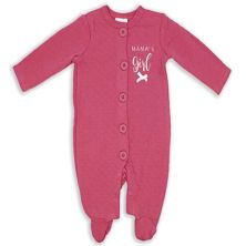 Baby Girls Mamas Girl Quilted Footie Baby Mode