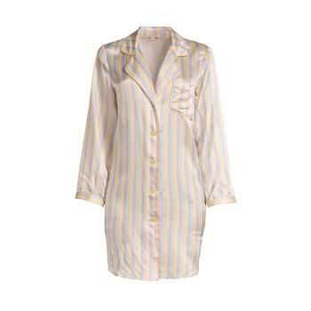 Шелковая ночная рубашка Джиллиан Morgan Lane