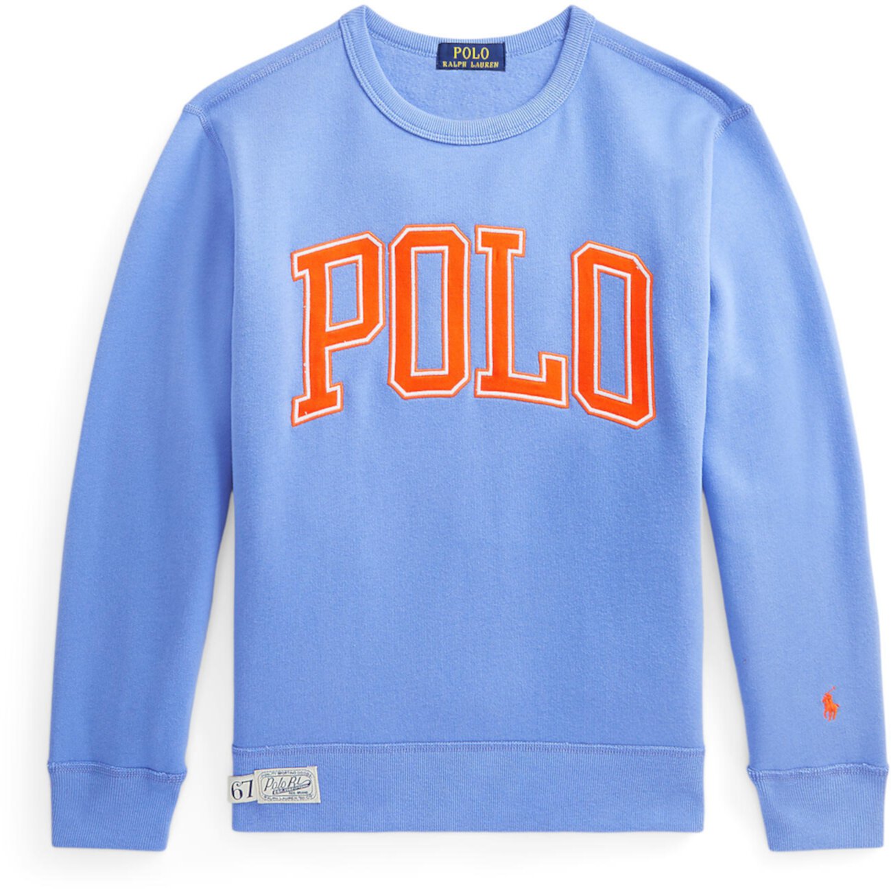 ralph lauren logo fleece sweatshirt