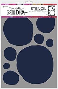 Dina Wakley Media Stencils DINA WAKLEY, us:one size, Circles For Painting Ranger