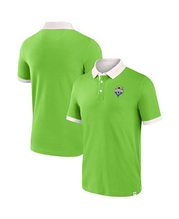 Мужская рубашка поло второго периода Rave Green Seattle Sounders FC Fanatics