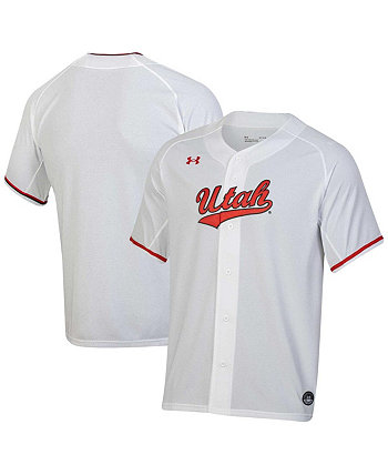 Men's White Utah Utes Replica Baseball Jersey Under Armour