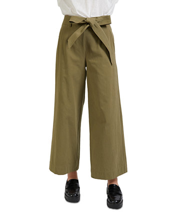 Женские хлопковые широкие брюки Essie с поясом EN SAISON