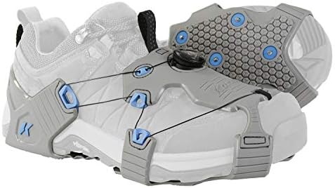 Korkers Ice Walker Ice Cleats - Lightweight and Durable - 22 Replaceable Steel Spikes Korkers