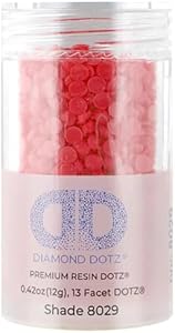 Diamond Dotz 2.8MM 12G Cylinder Hot Pink - Freestyle Diamond Painting Beads, Diamond Art Beads, Replacement Drills, Loose Gems for DIY Crafts and Art Projects Diamond Dotz