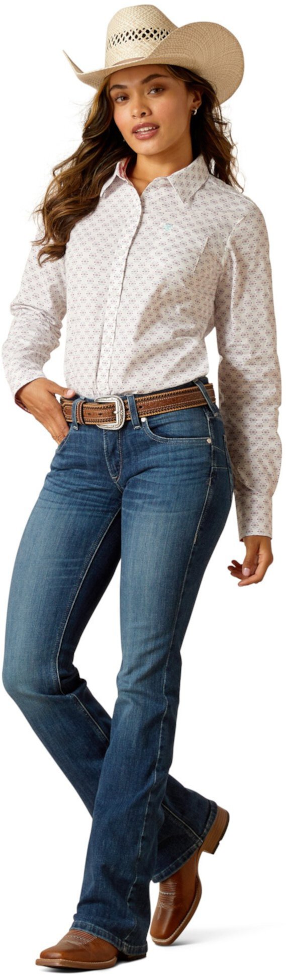 Mid-Rise Ariana Bootcut Jeans in Athena Ariat