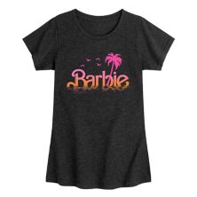 Футболка с логотипом Барби для девочек 7–16 лет с графическим рисунком и отражающим эффектом Barbie