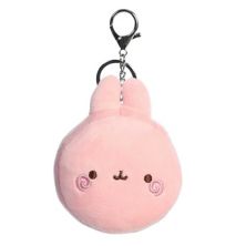 Aurora Mini Pink Molang 3&#34; Macaron Molang Keychain Playful Stuffed Animal Aurora