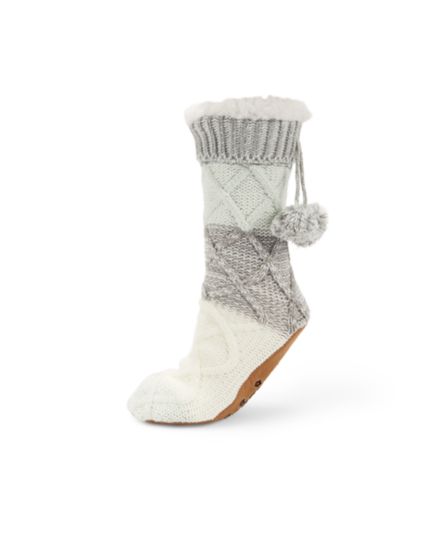 Трикотажные носки с подкладкой из искусственного меха Jane & Bleecker