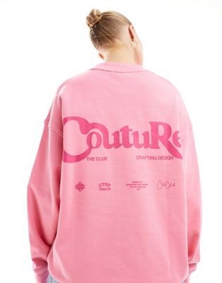 Розовая худи с логотипом The Couture Club The Couture Club