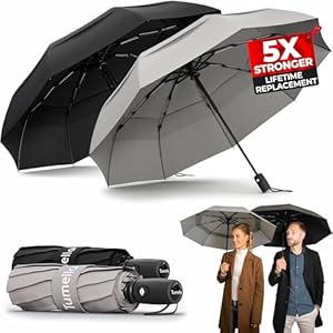 Зонт TUMELLA Strongest Windproof Travel TUMELLA