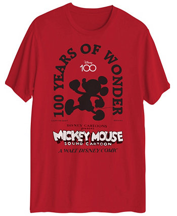 Мужская футболка с коротким рукавом Микки Маус Disney 100 Hybrid