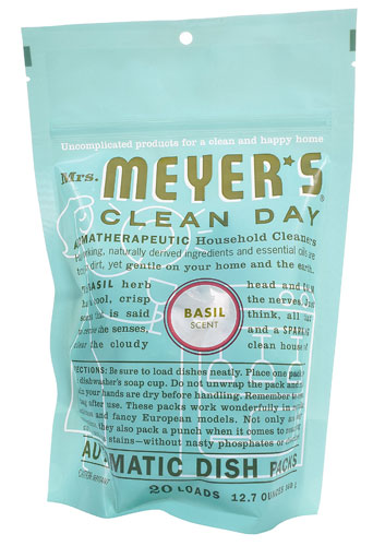 Автоматические упаковки для посуды Mrs. Meyer's Clean Day Basil -- 20 упаковок Mrs. Meyer's