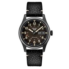 Мужские часы Seiko 5 Sports из нержавеющей стали с черным циферблатом — SRPG41 Seiko