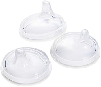 Boon Nursh Breast Milk Storage Lids - Made for Boon Nursh Bottles - Lids for Formula Travel Container - Breastfeeding Essentials and Baby Feeding Supplies - 3 Count Boon