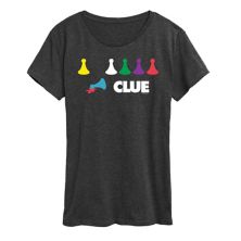 Women's Clue Game Pieces Graphic Tee HASBRO