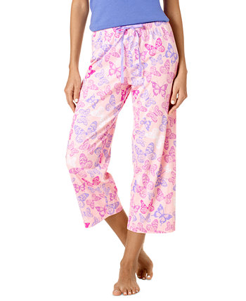 Женские пижамные брюки-капри с бабочками для вечеринок HUE