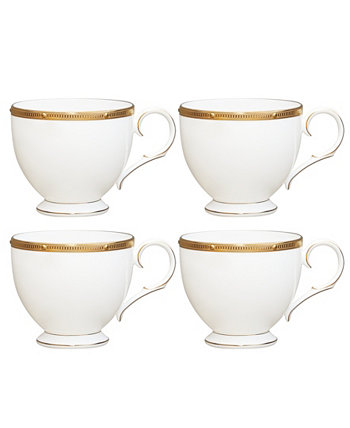 Rochelle Gold, набор из 4 чашек, сервиз на 4 персоны Noritake