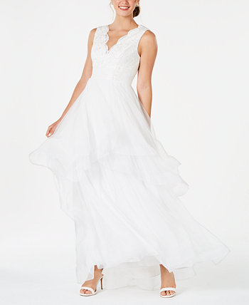 Adrianna papell tulle gown shop