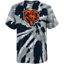 Молодежная темно-синяя футболка Chicago Bears Team Tie-Dye Outerstuff