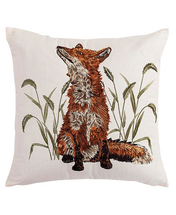 Декоративная подушка Fox, 18 x 18 дюймов American Heritage Textiles