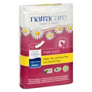 Natracare Natural Night Time Pads - 10 Pack Natracare