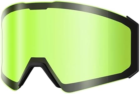 OutdoorMaster Falcon Ski Goggles Lens by ZEISS, OTG Snowboard Goggles Anti-fog, Magnetic Interchangeable Lens, Snow Goggles OutdoorMaster