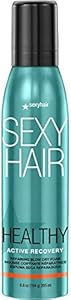 SexyHair Healthy Active Recovery Repairing Blow Dry Foam | Up to 99% Breakage Reduction | Helps Repair | All Hair Types SEXYHAIR