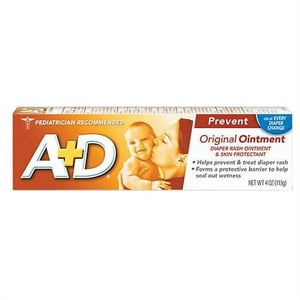 A And D Diaper Rash And Skin Protectant Original Ointment, 4 Oz A+D