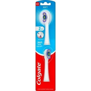 Colgate 360 Floss Tip Sonic Powered Battery Toothbrush Refill Pack - 2ct Visit the Colgate Store