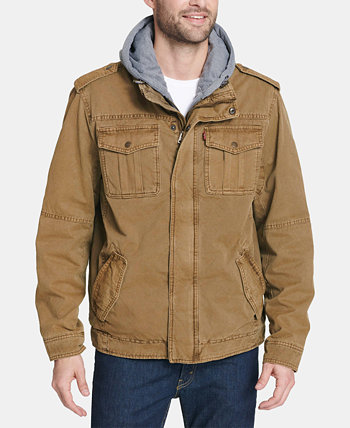 Мужская куртка Trucker с капюшоном и двумя карманами на подкладке из шерпы Levi's®