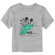Disney's Mickey Mouse & Pluto Christmas Sweaters Toddler Boy Graphic Tee Disney