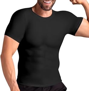 Мужская Базовая Майка Gleefeat Compression Shirt Body Shaper Gleefeat