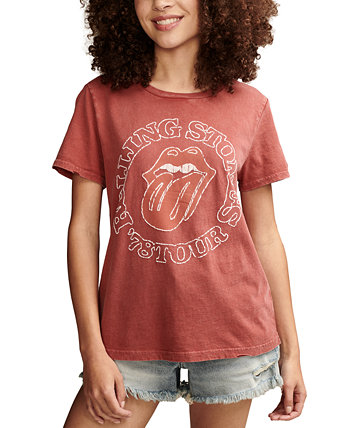 Женская хлопковая футболка Rolling Stones '78 Tour Lucky Brand